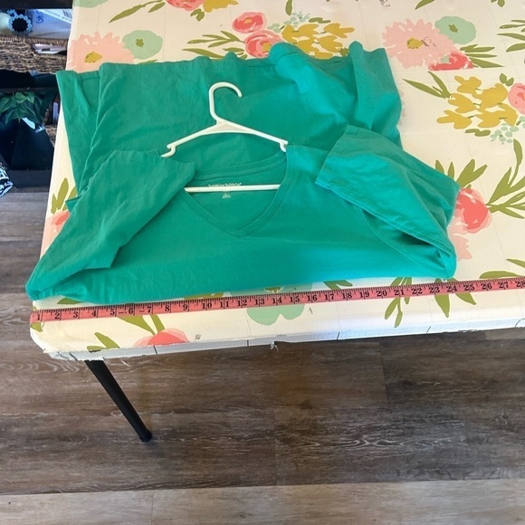 Woman Within Women's Plus Size Perfect Three-Quarter Sleeve
V-Neck Tee 18/20 - Picture 8 of 8